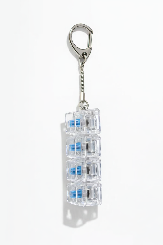 Clicky Glow Fidget Keychain